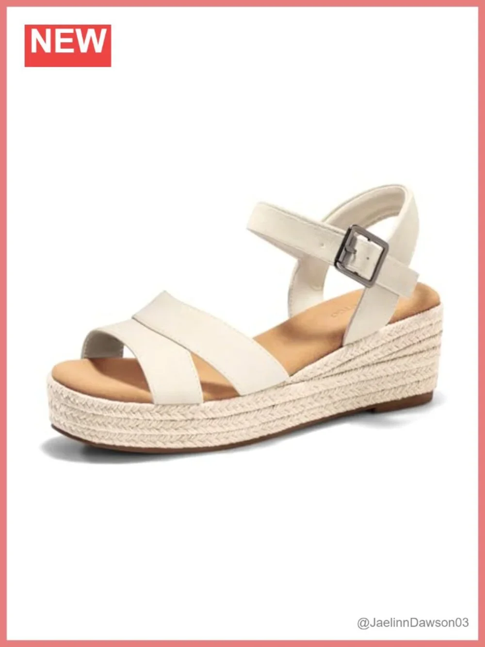 Wedge Platform Sandals Espadrille Heels Open Toe Ankle Strap Summer Shoes